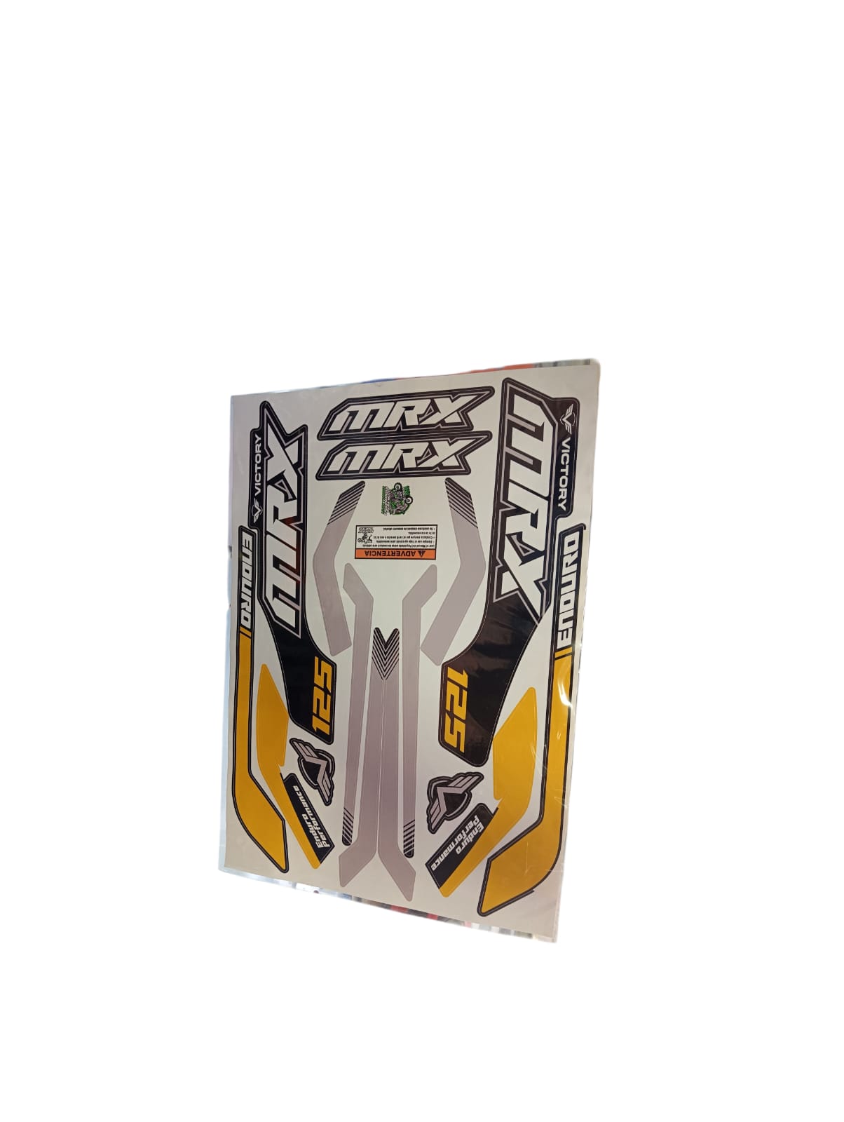 CALCOMANIAS MRX 125 AMARILLO