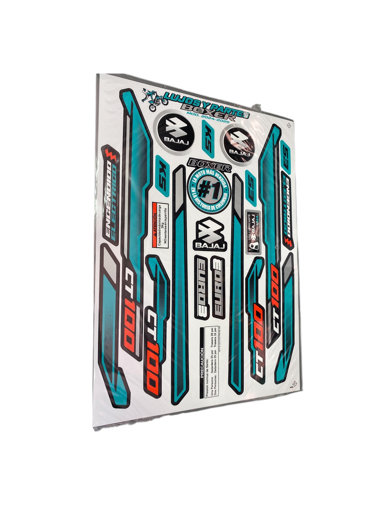 CALCOMANIAS BOXER CT 2025 RACING
