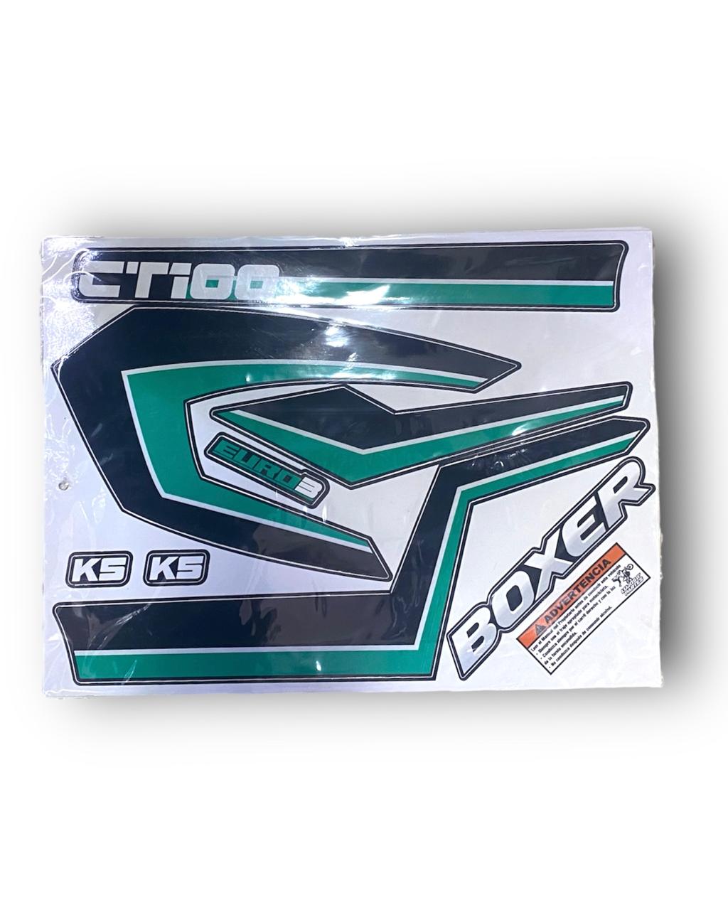 CALCOMANIAS BOXER CT MOD NUEVO