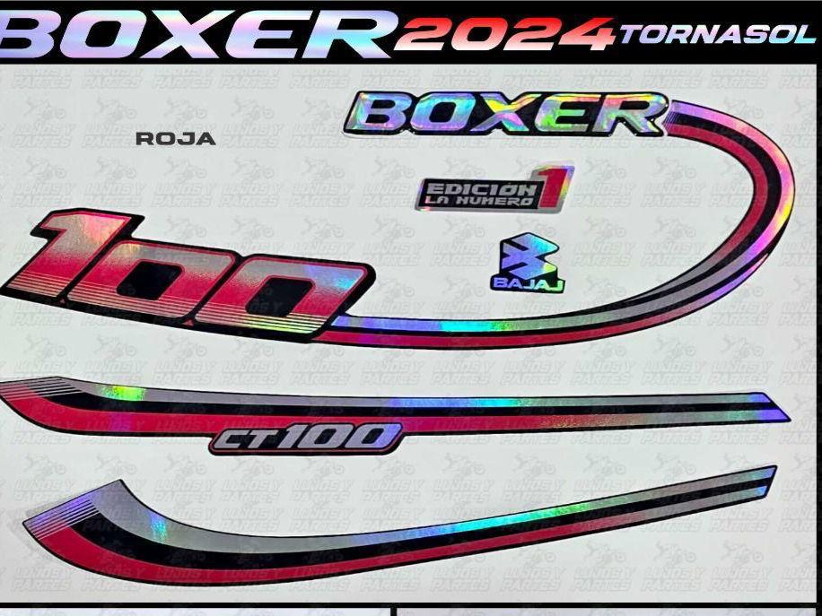 CALCOMANIA BOXER EMBLEMA RESINA TORNASOL