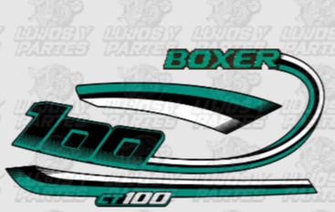 CALCOMANIA BOXER EMBLEMA RESINA