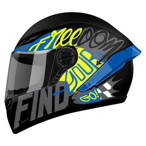 CASCO INTEGRAL ICH 501_SP DM_MESSAG N.AZUL-AMARILLO