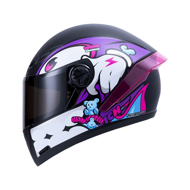 CASCO INTEGRAL ICH 501_SP GUMMY MORADO