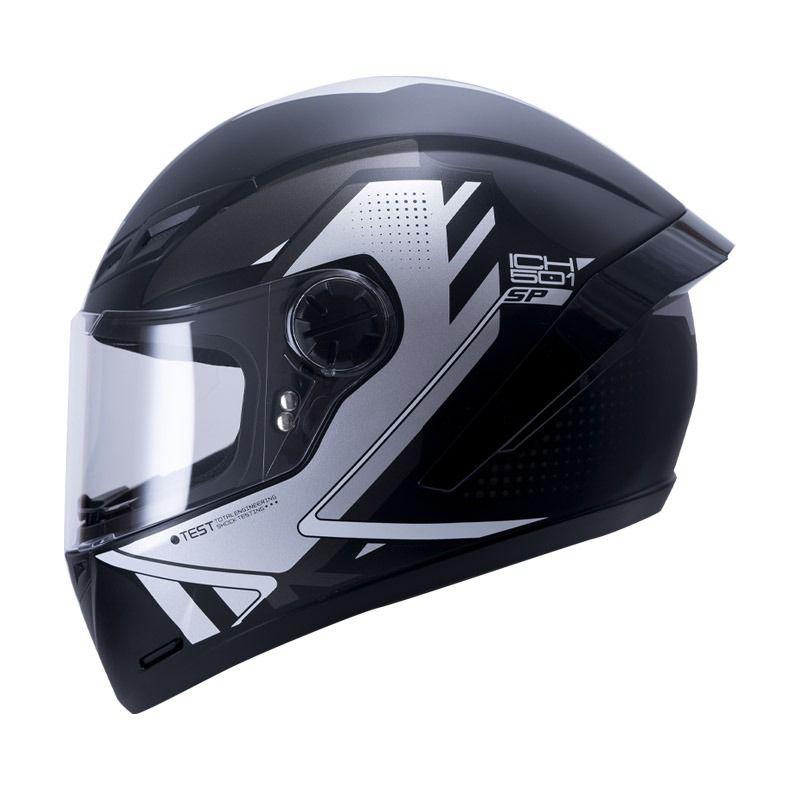 CASCO INTEGRAL ICH 501 SP MOACA NEGRO-GRIS VISOR HUMO TALLA XL