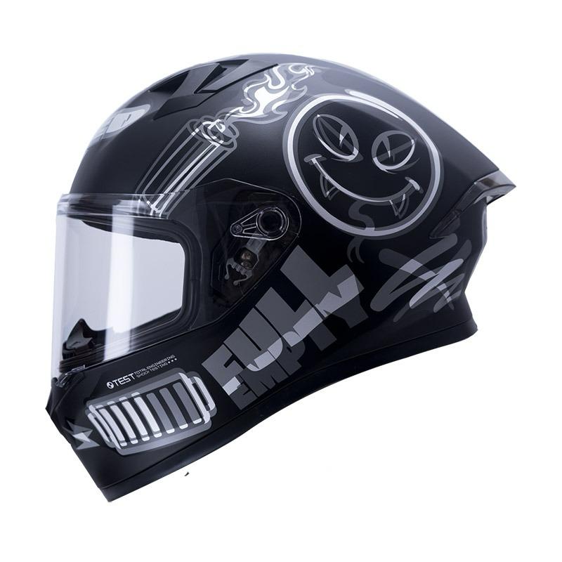 CASCO INTEGRAL ICH 503 SWITCH BLANCO-GRIS VISOR TRANSPARENTE TALLA XL