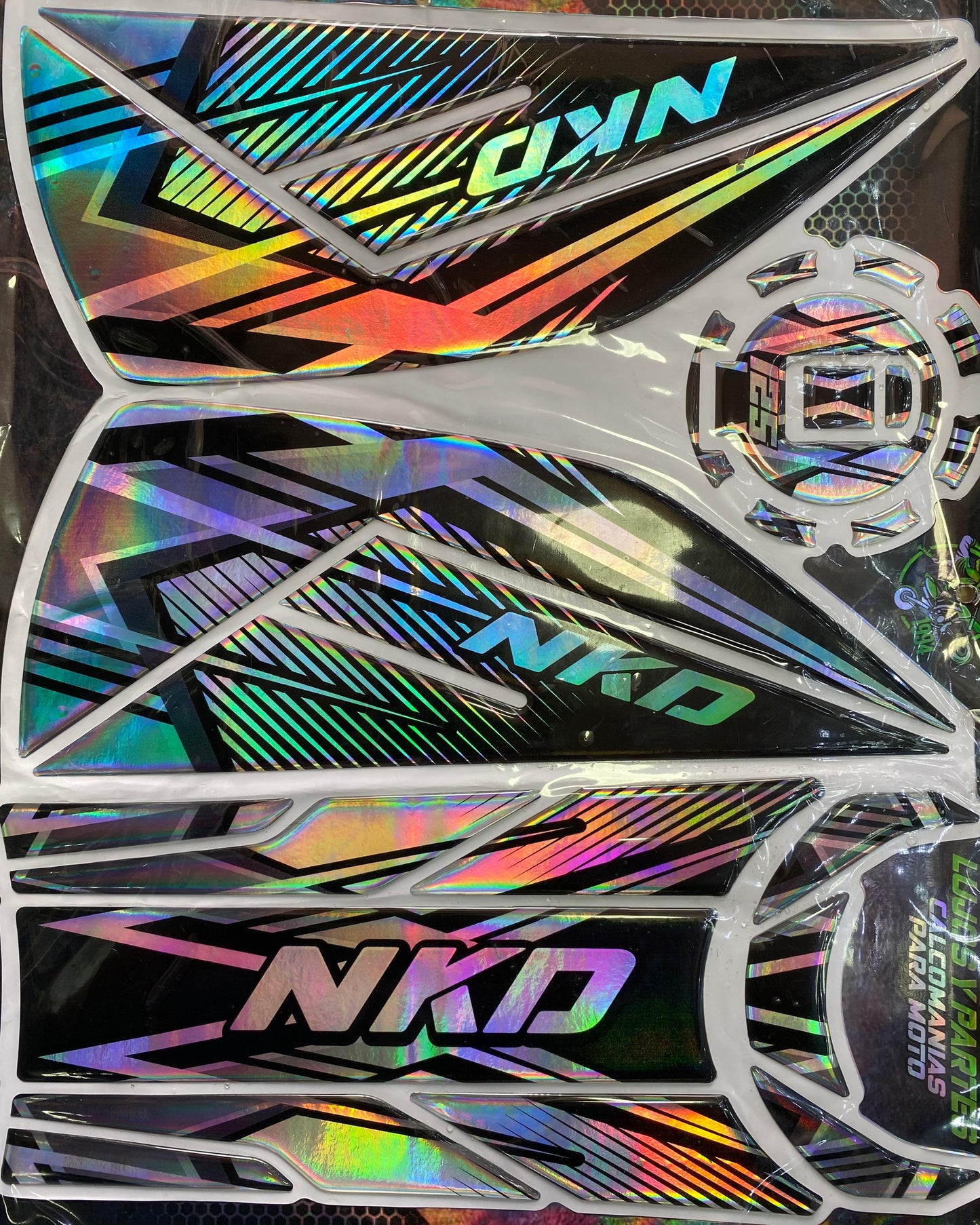 KIT RESINA COMPLETO (TANQUE, LATERALES Y TAPA GASOLINA) NKD