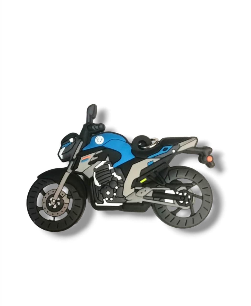 LLAVERO FZ 250 AZUL AGUAMARINA