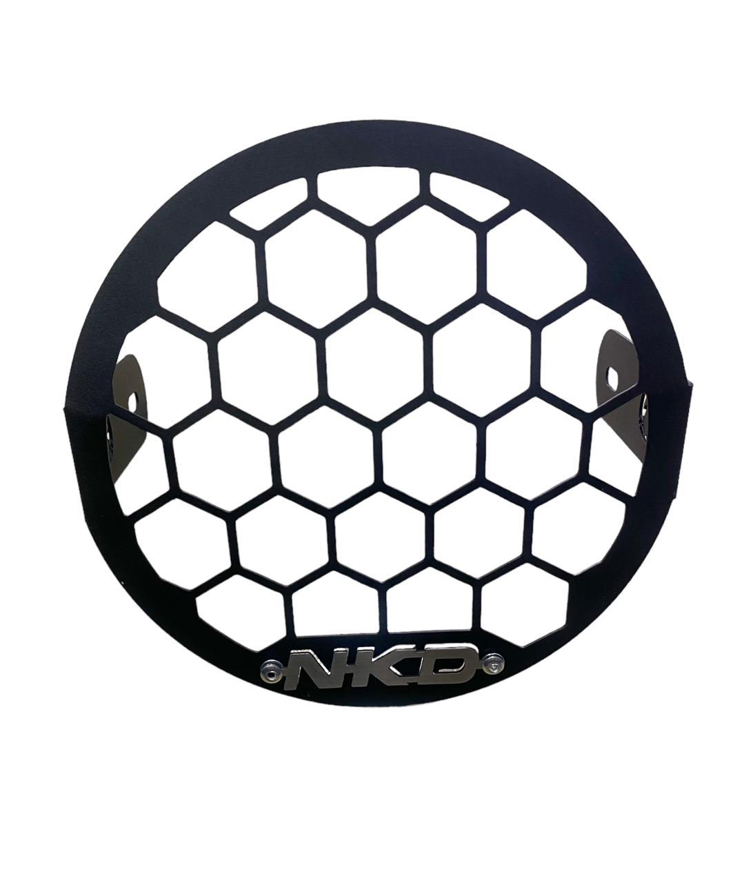 PROTECTOR DE FAROLA NKD + 3D CROMO