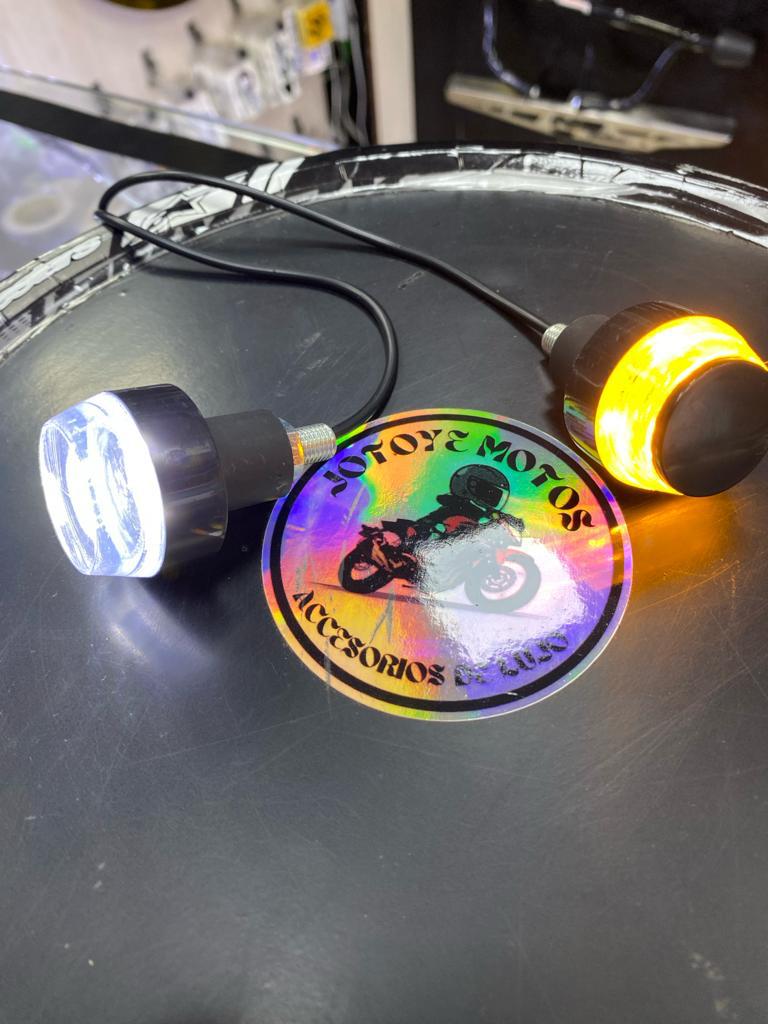 TAPON MANURIO LED BLANCO/AMARILLO X2