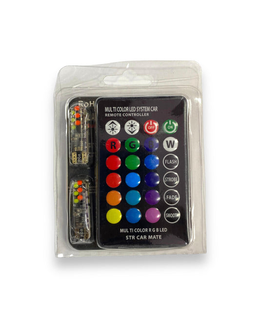 BOMBILLO T10 RGB CON CONTROL