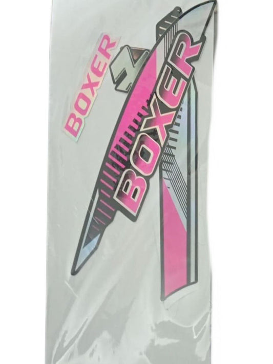 CALCOMANIAS BOXER CT100 TORNASOL MODELO ANTIGUO - ROSADO