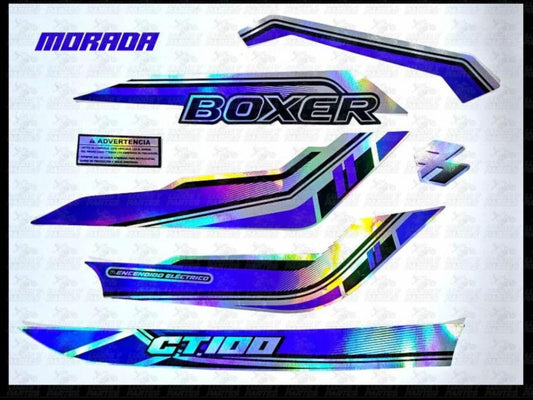 CALCOMANIAS BOXER CT MOD 2021 TORNASOL 