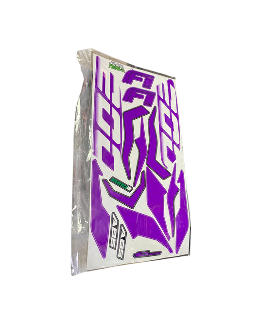 CALCOMANIAS PULSAR FI 200 MORADO