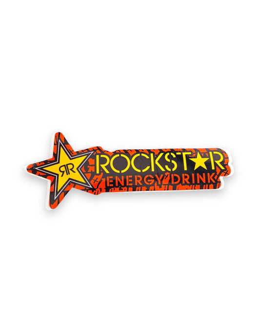 CALCOMANIAS ROCKSTAR NARANJAS X2