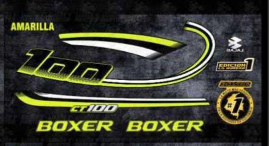 CALCOMANIA BOXER EMBLEMA RESINA