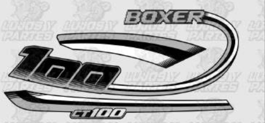 CALCOMANIA BOXER EMBLEMA RESINA