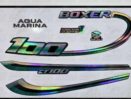 CALCOMANIA BOXER EMBLEMA RESINA TORNASOL 