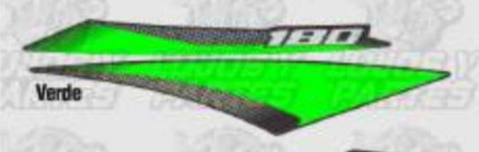CALCOMANIA PULSAR 180 VERDE