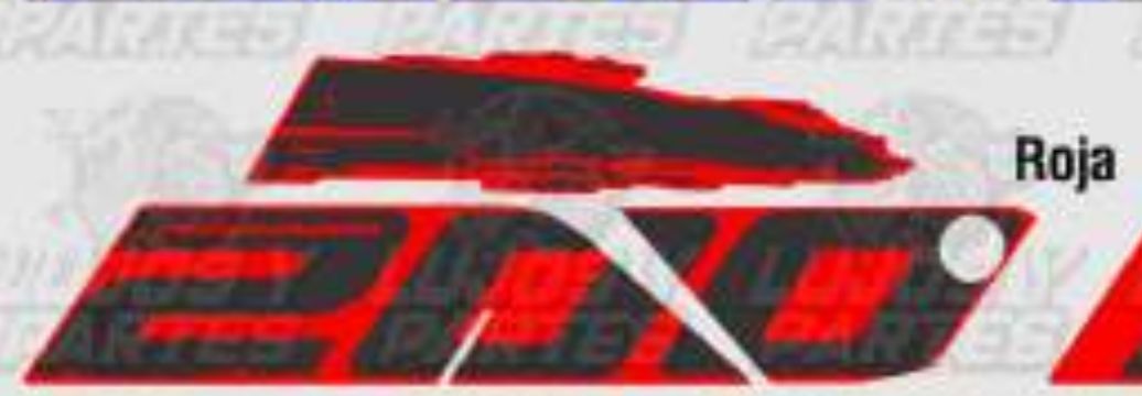 CALCOMANIA PUSAR NS200 PULSARMANIA 2024 ROJO