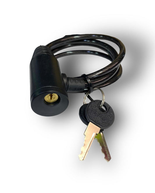 CANDADO DE GUAYA CON LLAVE
