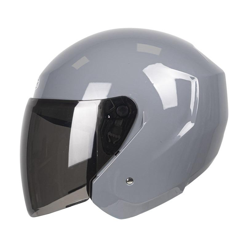 CASCO ABIERTO TECH T10 GRIS TALLA XL VISOR HUMO