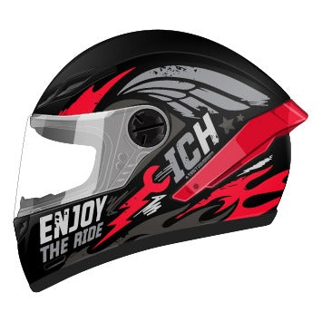 CASCO INTEGRAL 501_SP CRANK N.ROJO