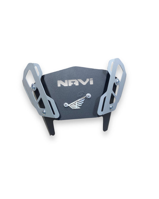 CUPULA NEGRO HONDA NAVI + 3D ACERO