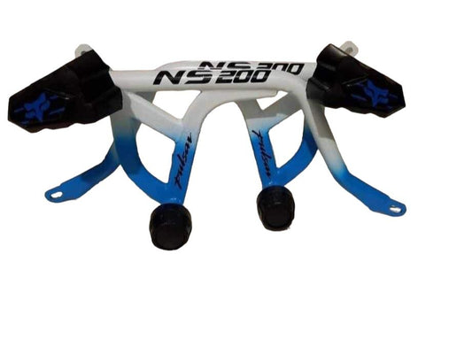 DEFENSA NS 200 BLANCO-AZUL