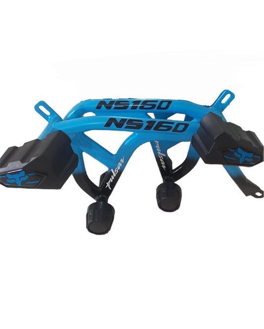 DEFENSA STUNT NS 160  NEGRA-AZUL