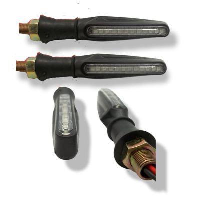 DIRECCIONAL 12 LED LINEAL LUZ SECUENCIAL X2 ZXD-04