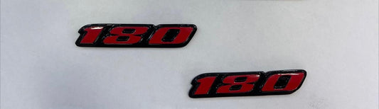 EMBLEMA NO. 180 COLA  ROJO