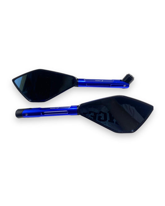 ESPEJO RIZOMA 5 PUNTAS AZUL