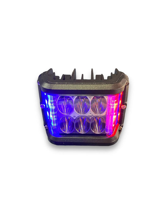 EXPLORADORA  6 LED CUADRADA FEDERAL
