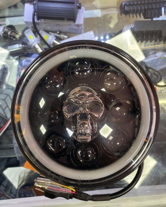 FAROLA LED REDONDA CALAVERA 5"