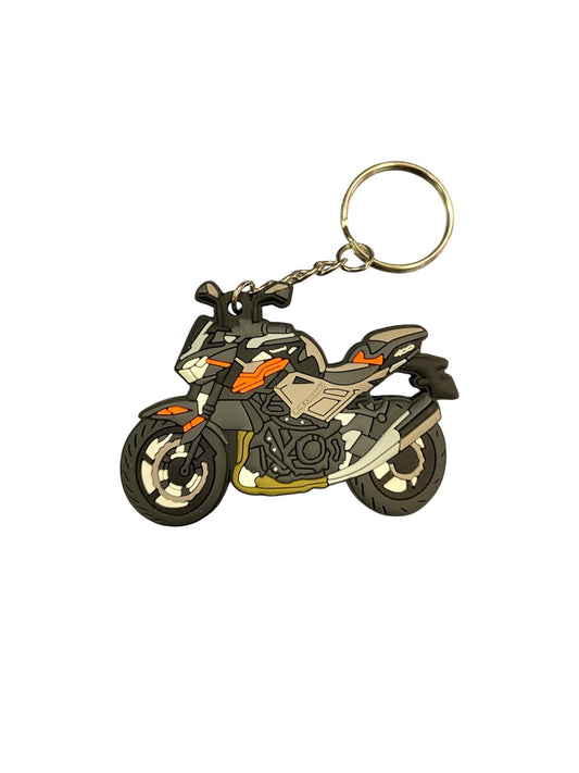 LLAVERO KAWASAKI Z400 NEGRO NARANJA