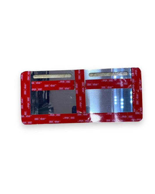 PORTAPLACA ACERO FLOTANTE