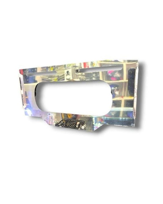 PORTAPLACA ACERO INOXIDABLE 3D AKT