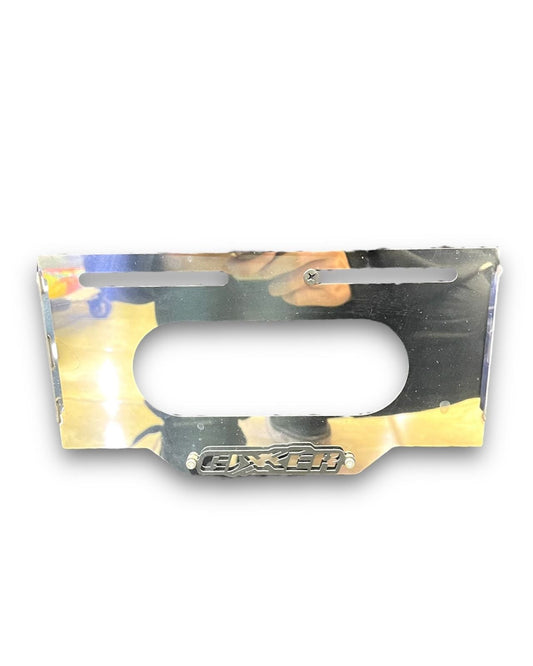 PORTAPLACA ACERO INOXIDABLE 3D GIXXER