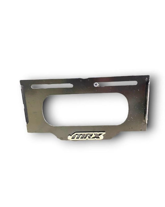 PORTAPLACA ACERO INOXIDABLE 3D MRX