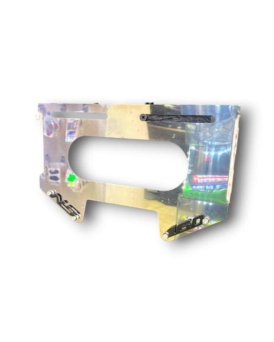 PORTAPLACA ACERO INOXIDABLE 3D NS 160