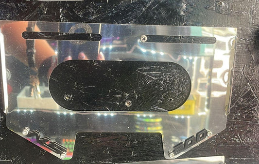 PORTAPLACA ACERO INOXIDABLE 3D NS 200