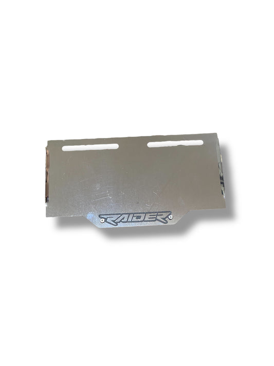 PORTAPLACA ACERO INOXIDABLE 3D RAIDER