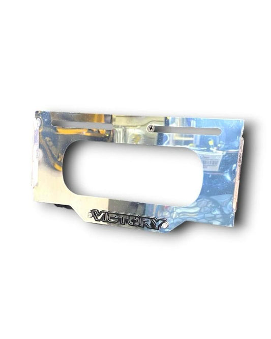 PORTAPLACA ACERO INOXIDABLE 3D VICTORY