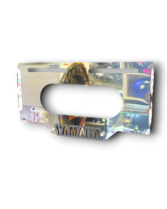 PORTAPLACA ACERO INOXIDABLE 3D YAMAHA