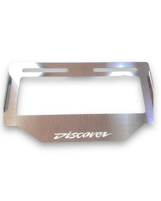 PORTAPLACA ACERO INOXIDABLE DISCOVER