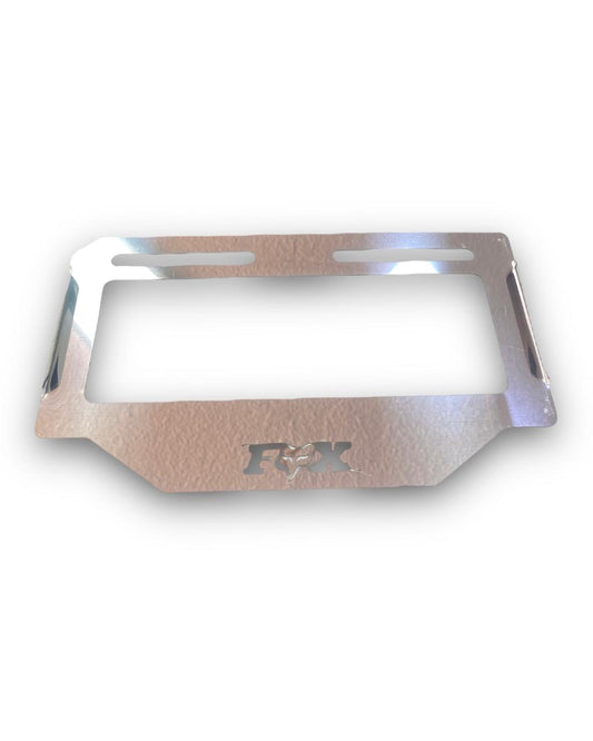 PORTAPLACA ACERO INOXIDABLE UNIVERSAL