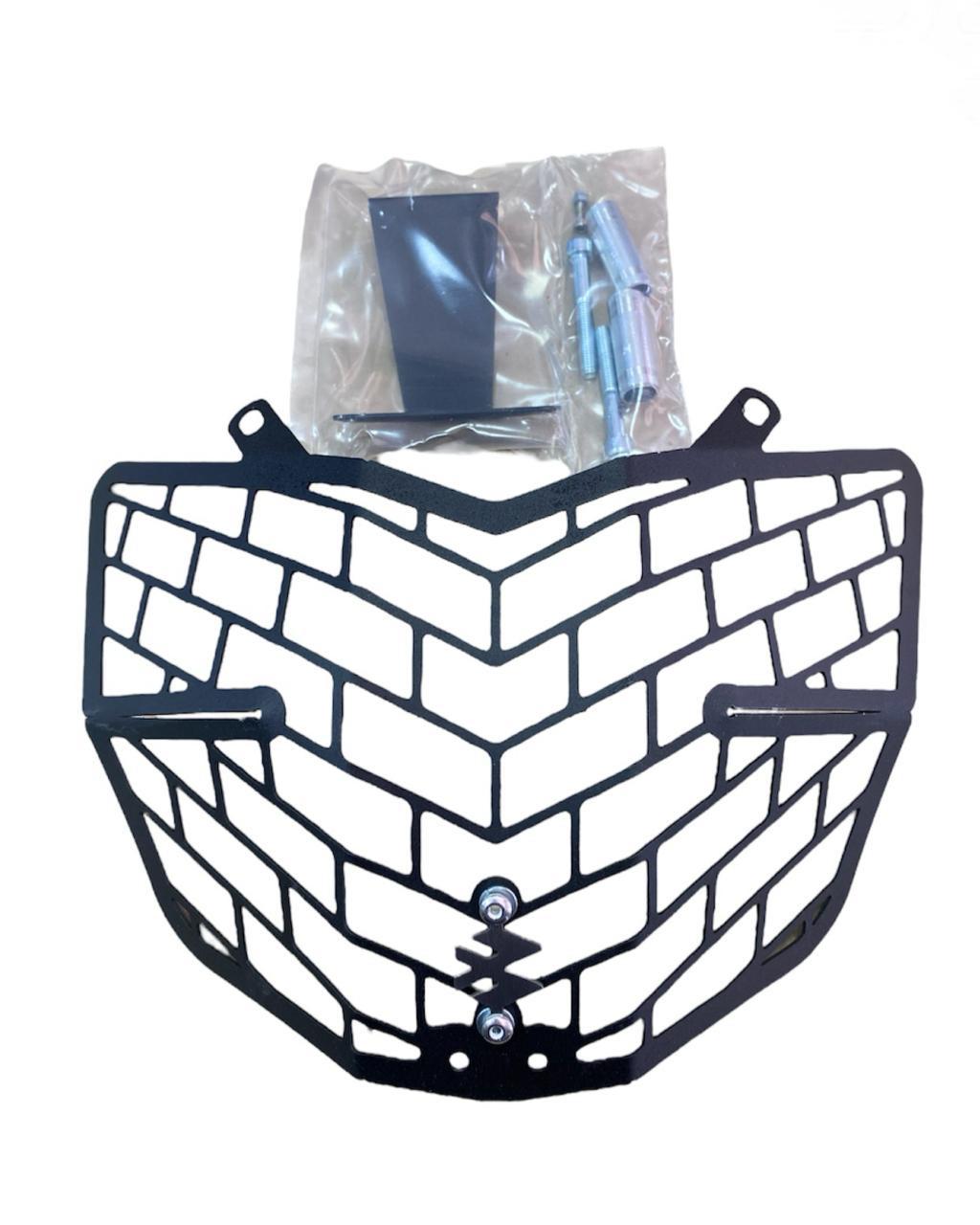 PROTECTOR DE FAROLA BOXER CT + 3D ACERO