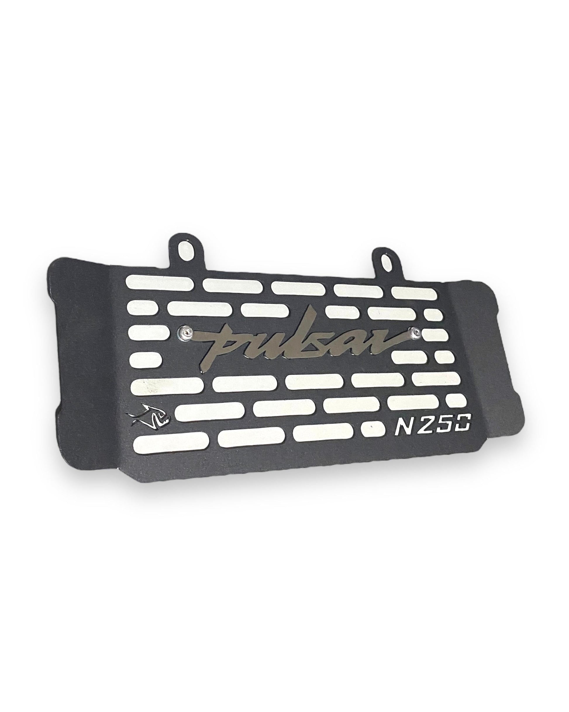 PROTECTOR DE RADIADOR NEGRO N250 + 3D CROMO