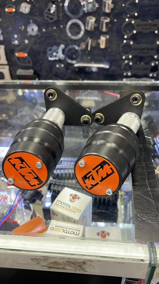 SLIDERS DE MOTOR KTM DUKE 390 3G TAPA NARANJA
