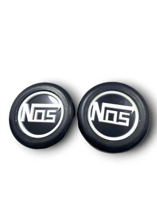 TOPES DE DEFENSA UNIVERSAL CON LOGOS X PAR